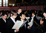 2012年度卒業式学長式辞