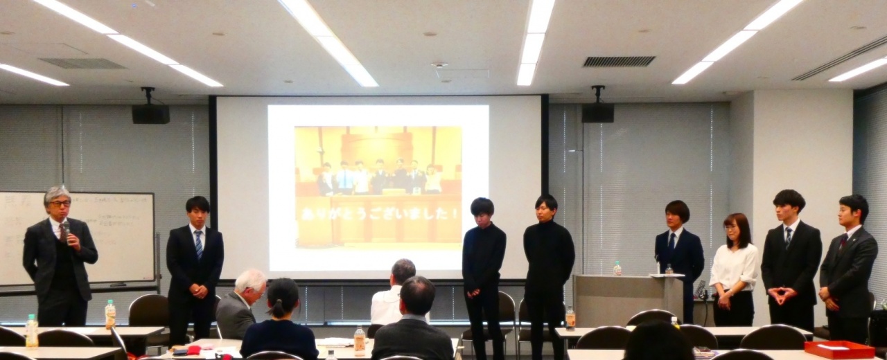 今井秀智氏(一般社団法人リーガルパーク・弁護士)と日本学生法教育連合会(USLE)の学生の皆さん