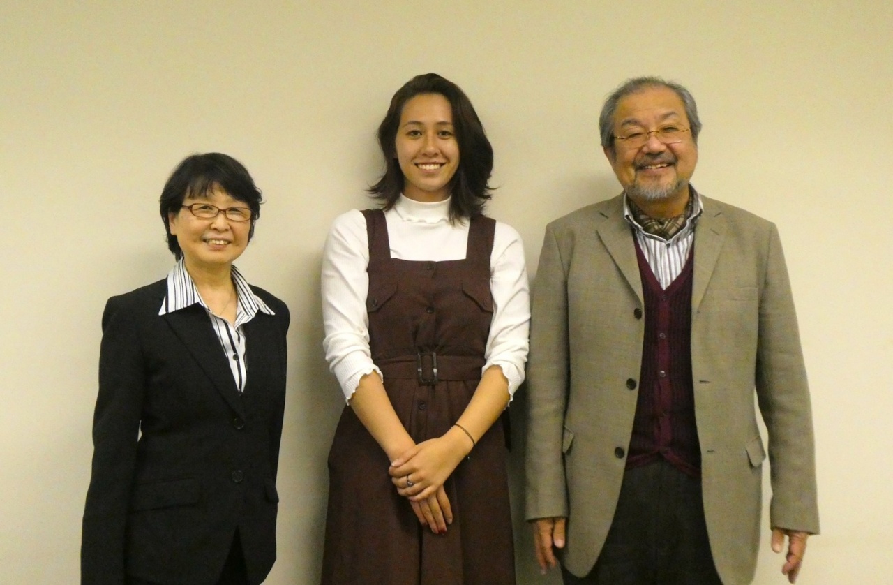 「CETアカデミックプログラム」ディレクター 日野裕子氏/Aiko Robertsonさん/石塚伸一教授(本学法学部・犯罪学研究センター長)