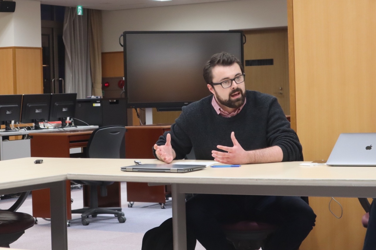 マイケル・コリアンドリス氏(カーディフ大学 社会科学部 博士課程)