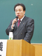 議長を務める 仲邑 眞 親和会会長