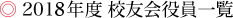 2018年度 校友会役員一覧
