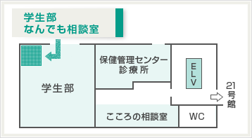 深草学舎学生部内（4号館1階）