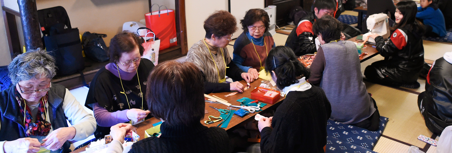 町家キャンパスでの最後の製作作業！＠深草町家キャンパス（2/13.14.15）【商品製作編：松永ゼミ×伏見区老人クラブ連合会】