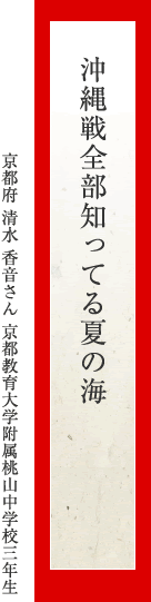 沖縄戦全部知ってる夏の海