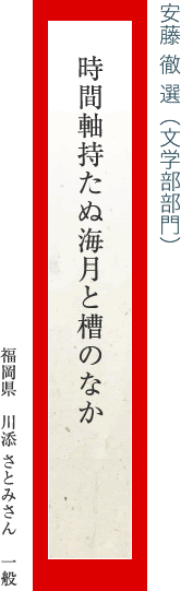 時間軸持たぬ海月と槽のなか