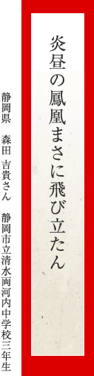 炎昼の鳳凰まさに飛び立たん