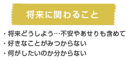 将来に関わること