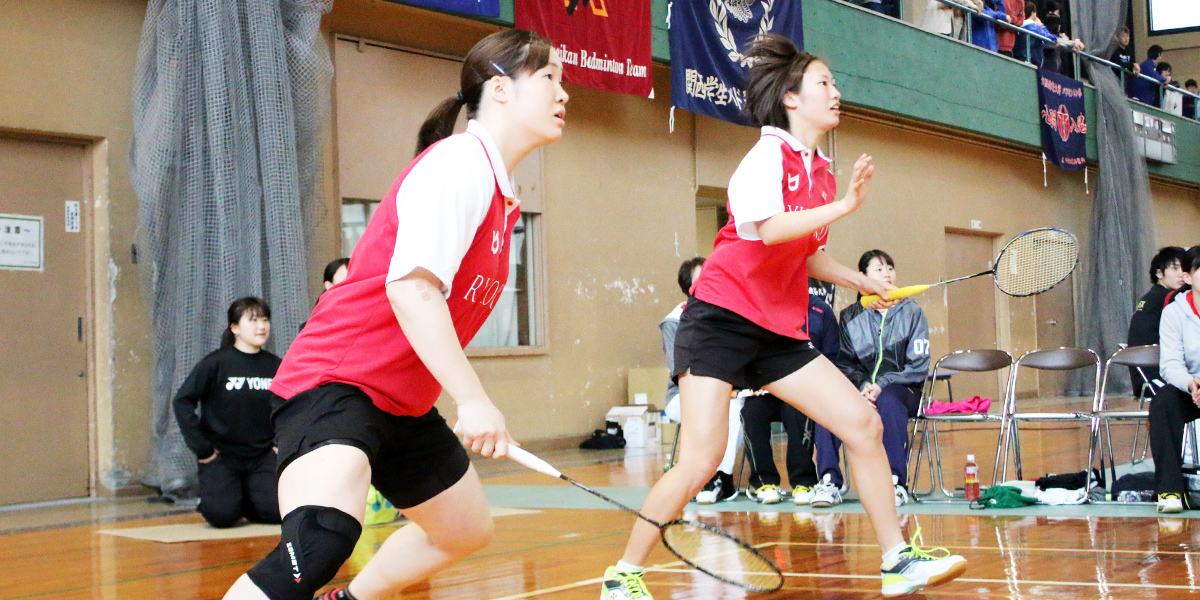 バドミントン部が関西学生秋季リーグ戦にて男女アベック優勝！