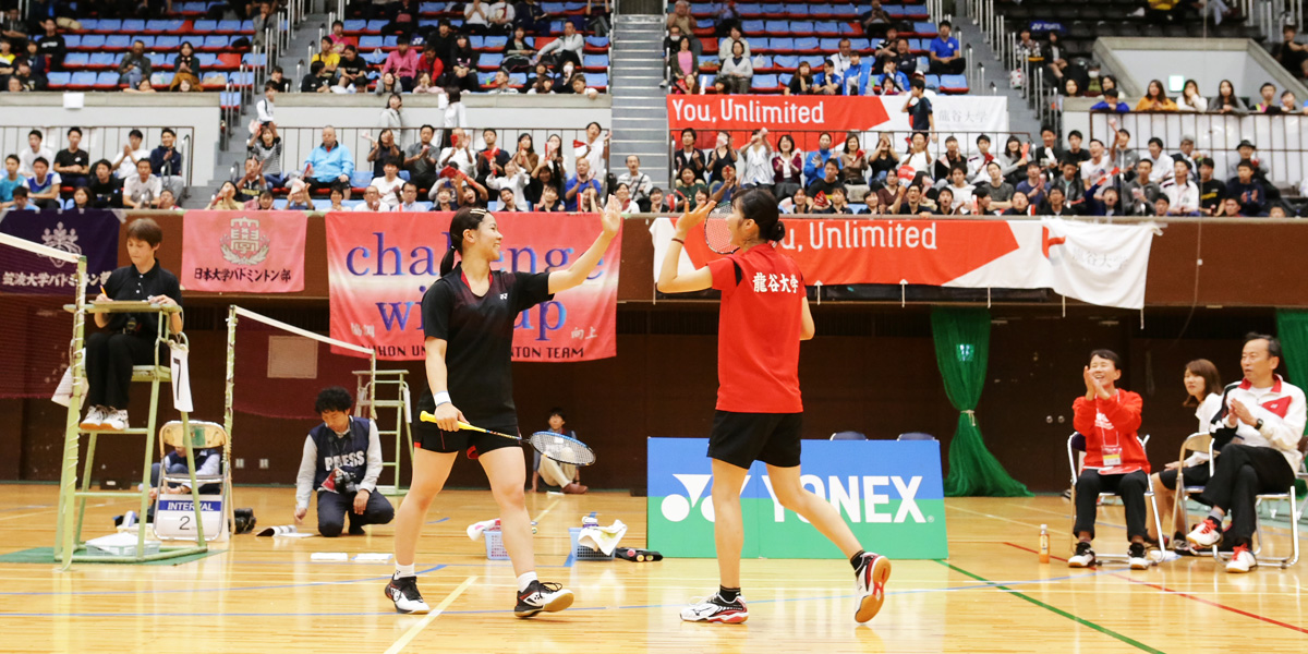 バドミントン女子　全日本学生バドミントン選手権大会で準優勝【学生部】