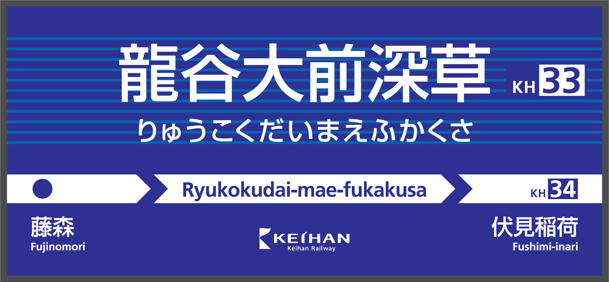 2019年10月1日（火）から京阪電車「深草」駅が 「龍谷大前深草」に駅名変更