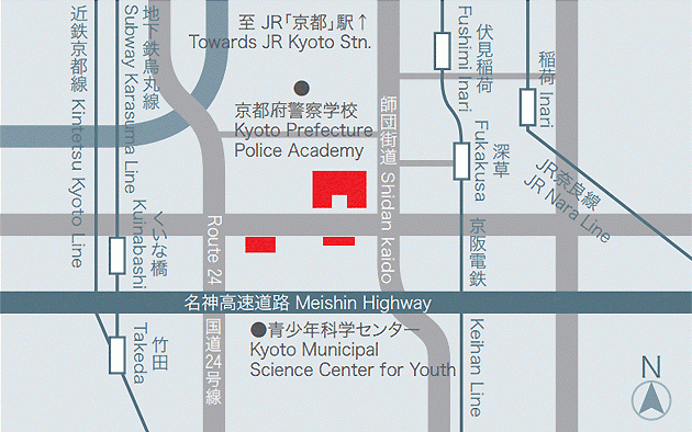 龍谷大学 深草キャンパス(〒612-8577 京都市伏見区深草塚本町67)