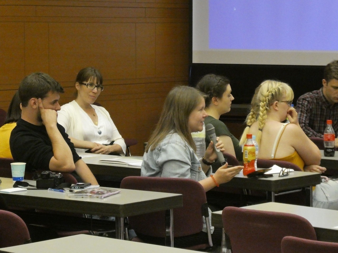ハレ大学チームによる質疑応答のようす