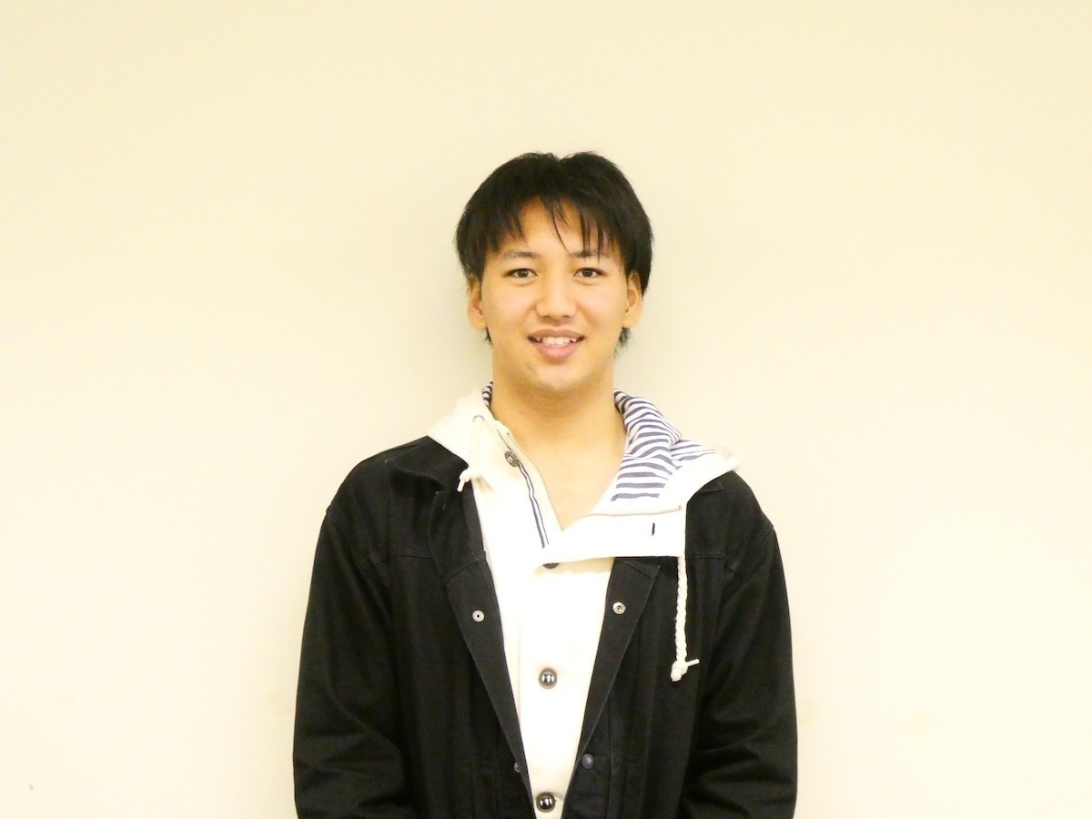 永井涼介(本学法学部法律学科2回生・英語コミュニケーションコース)