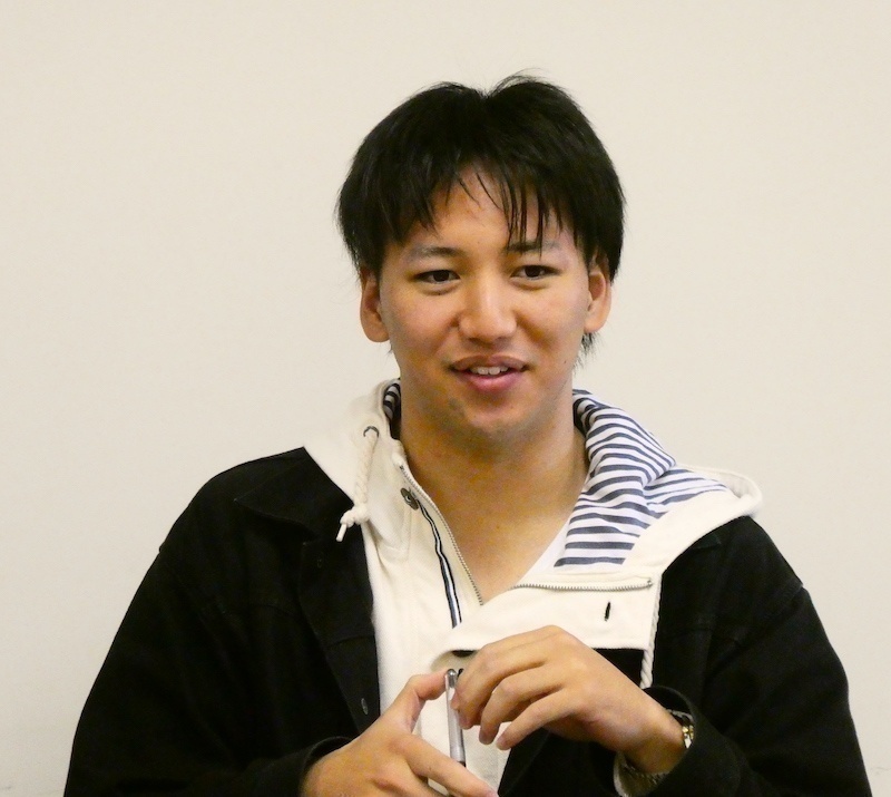 永井涼介(本学法学部法律学科2回生・英語コミュニケーションコース)