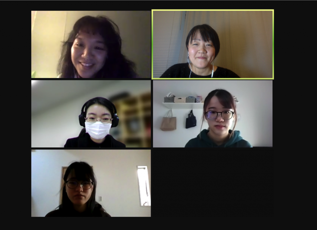 オンライン授業のようす