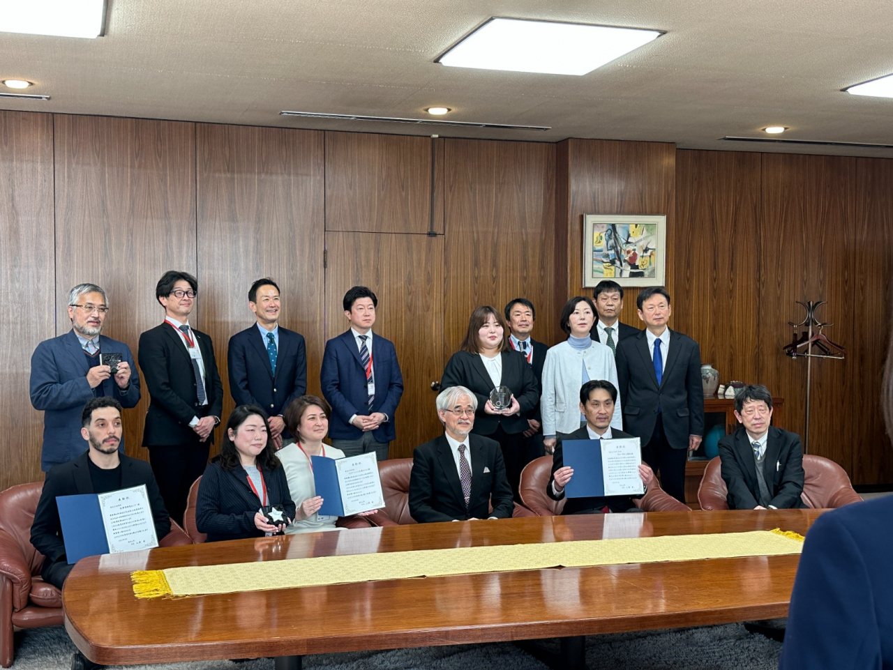 さいごに受賞者全員で記念撮影をしました。