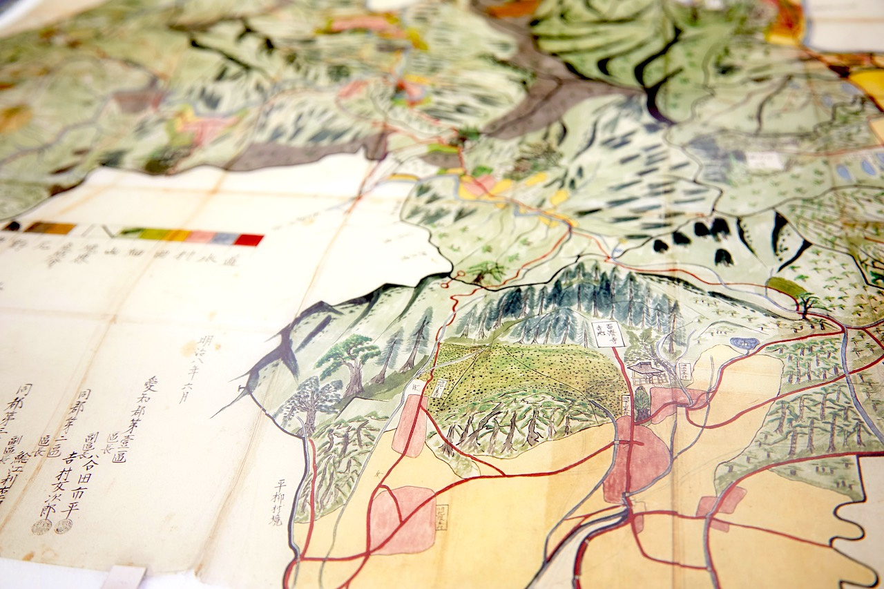 「郡界地引絵図」(明治8年作成)より一部抜粋
