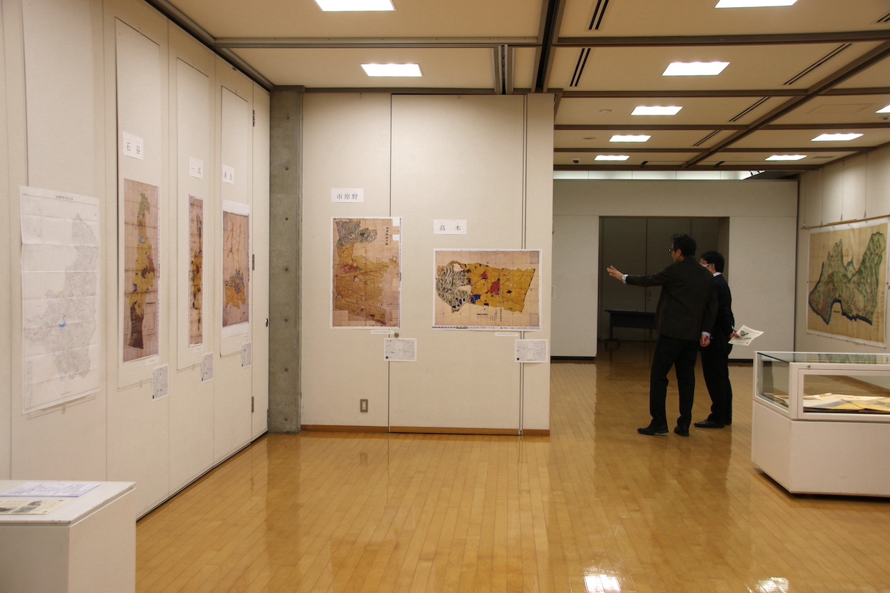 東近江市能登川博物館での展示風景