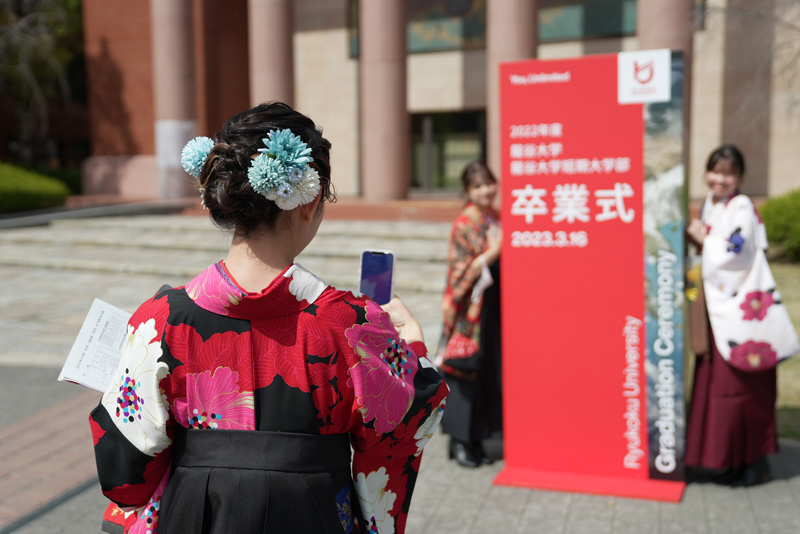 卒業式特別企画① フォトスポット ARフォトスポット